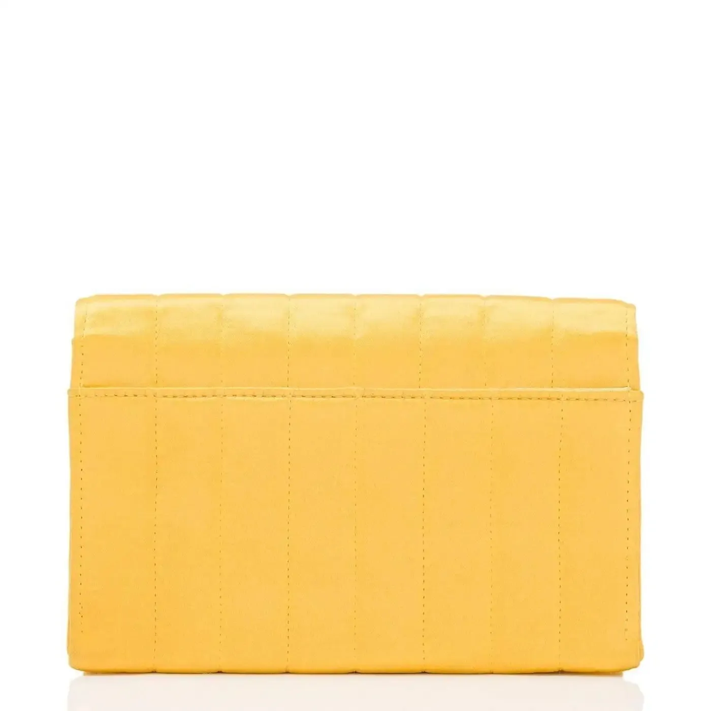 CHANEL VINTAGE VERTICAL QUILTED SATIN MINI FLAP BAG