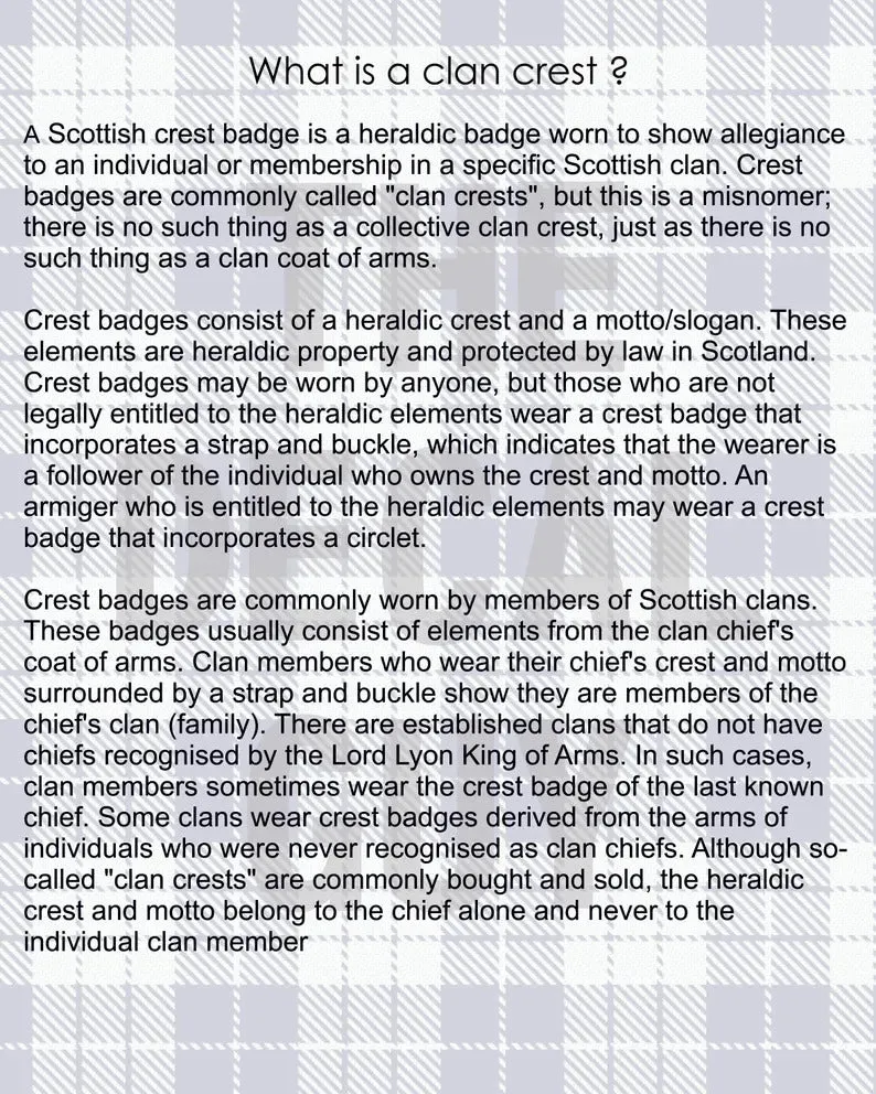 Clan Blackadder Tartan Crest, Badges, Heraldry, Clans, Family Scotland PNG, Digital ClipArt High Quality HT15