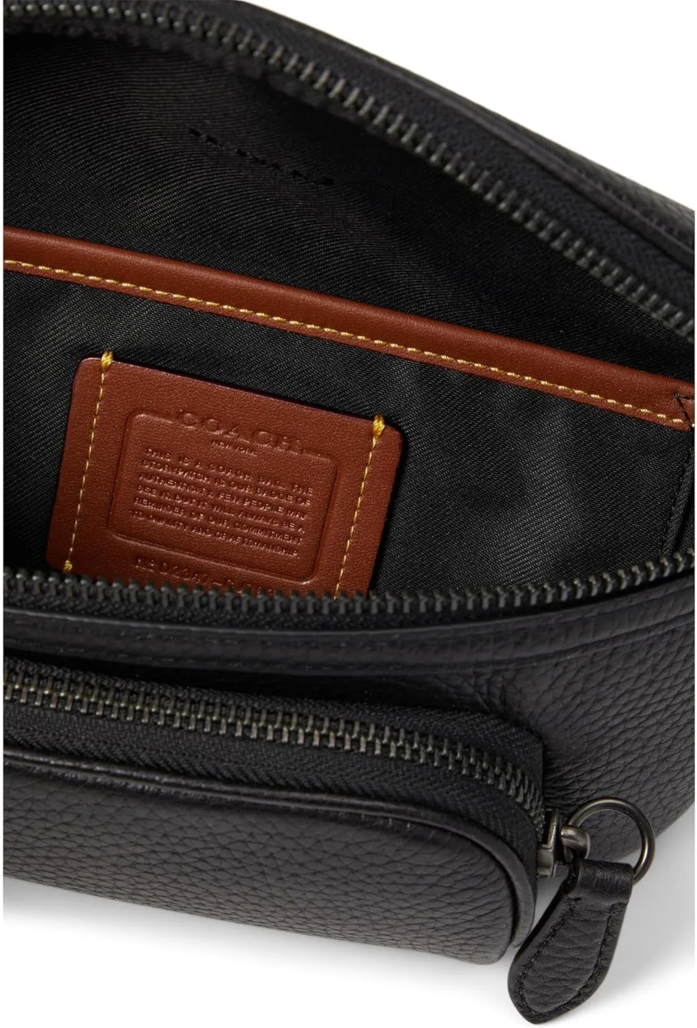 Coach Men's Beck Belt Bag in Pebble Leather