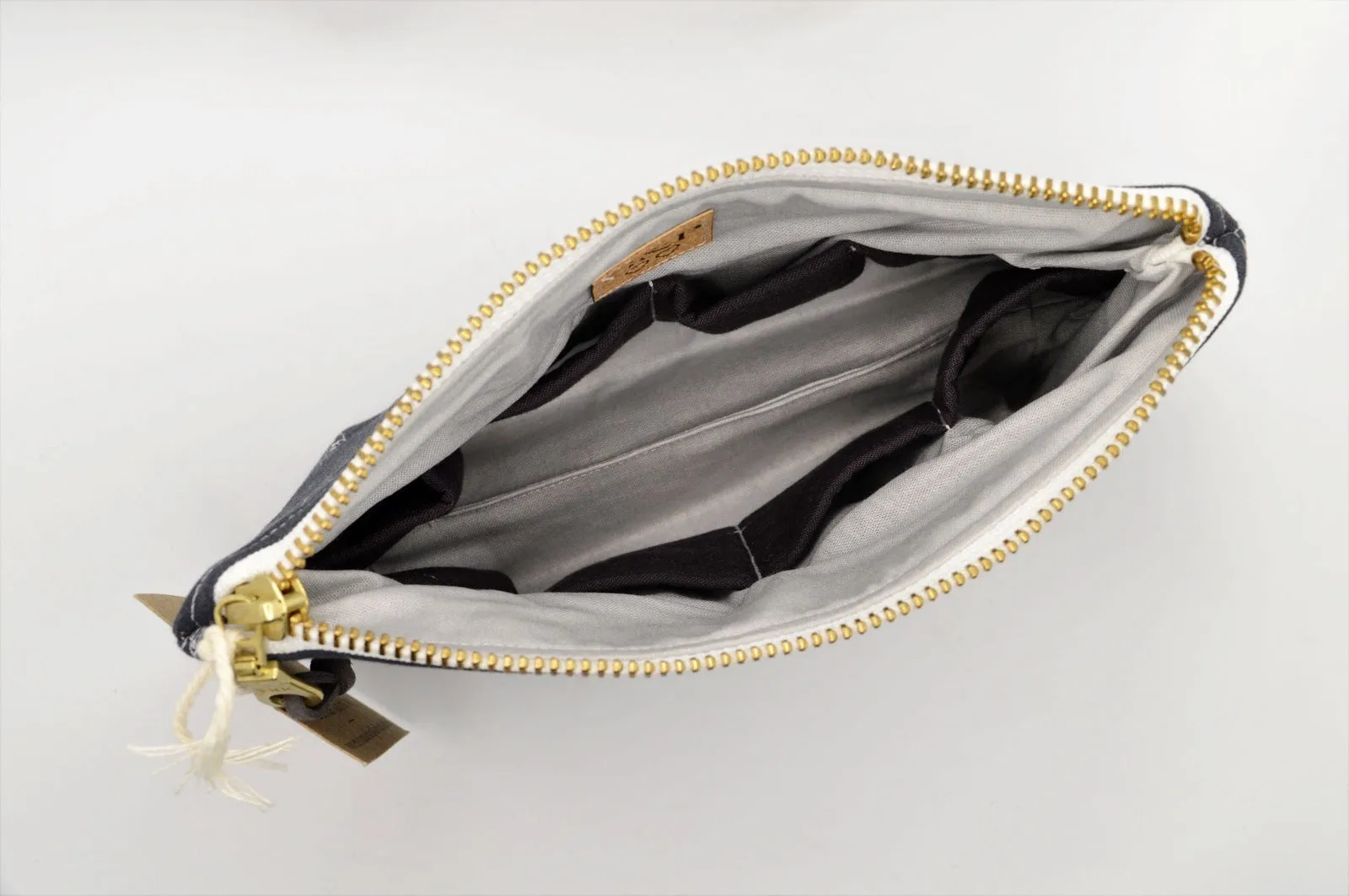 Cosmetic Bag with Pockets - Fingers Crossed