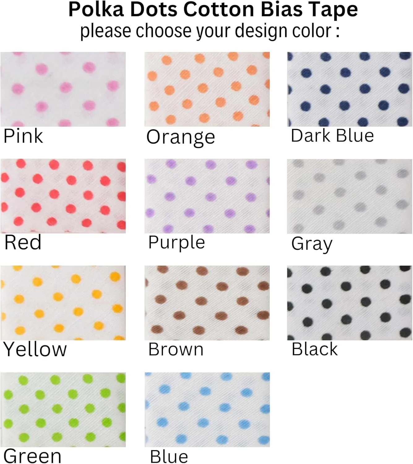 Cotton Fold Bias Binding Tape - 3/4 Inches (20mm) Wide - 27 Yards - Polka Dots Single Fold Cotton Fold Bias Binding Tape for Sewing Clothing DIY Pink B2