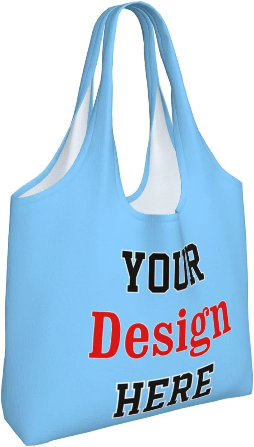 Custom Canvas Tote Bag Personalized Tote Bag For Women Men Custom Bags With Your Logo Image Text Name Customized Gifts