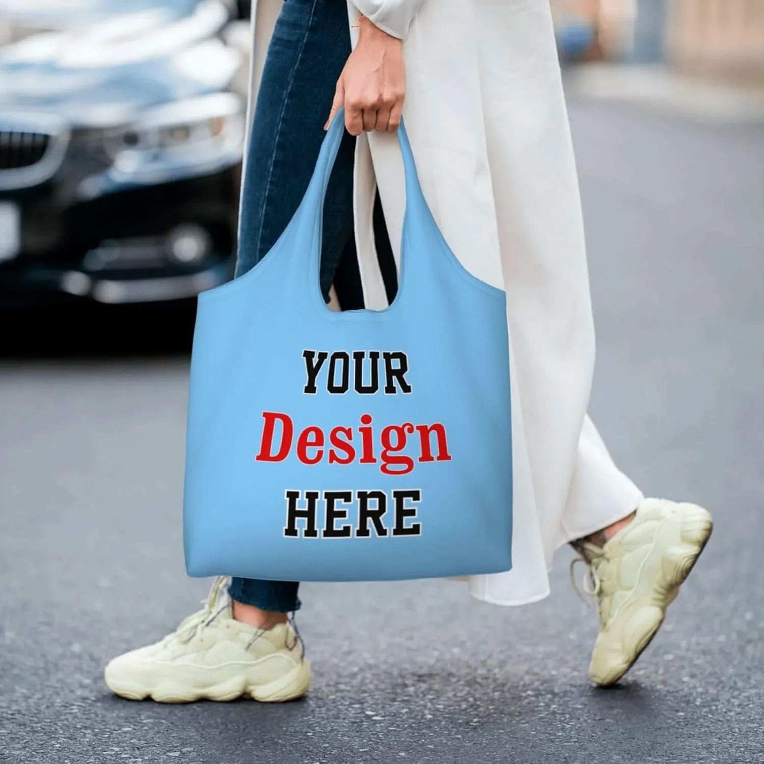 Custom Canvas Tote Bag Personalized Tote Bag For Women Men Custom Bags With Your Logo Image Text Name Customized Gifts