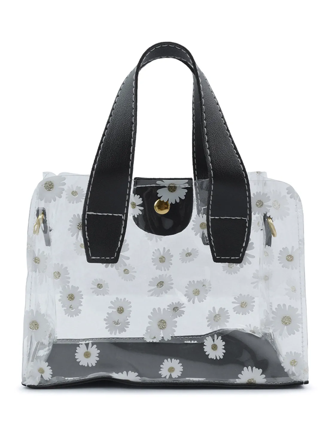 Daisy Floral Print Handbag