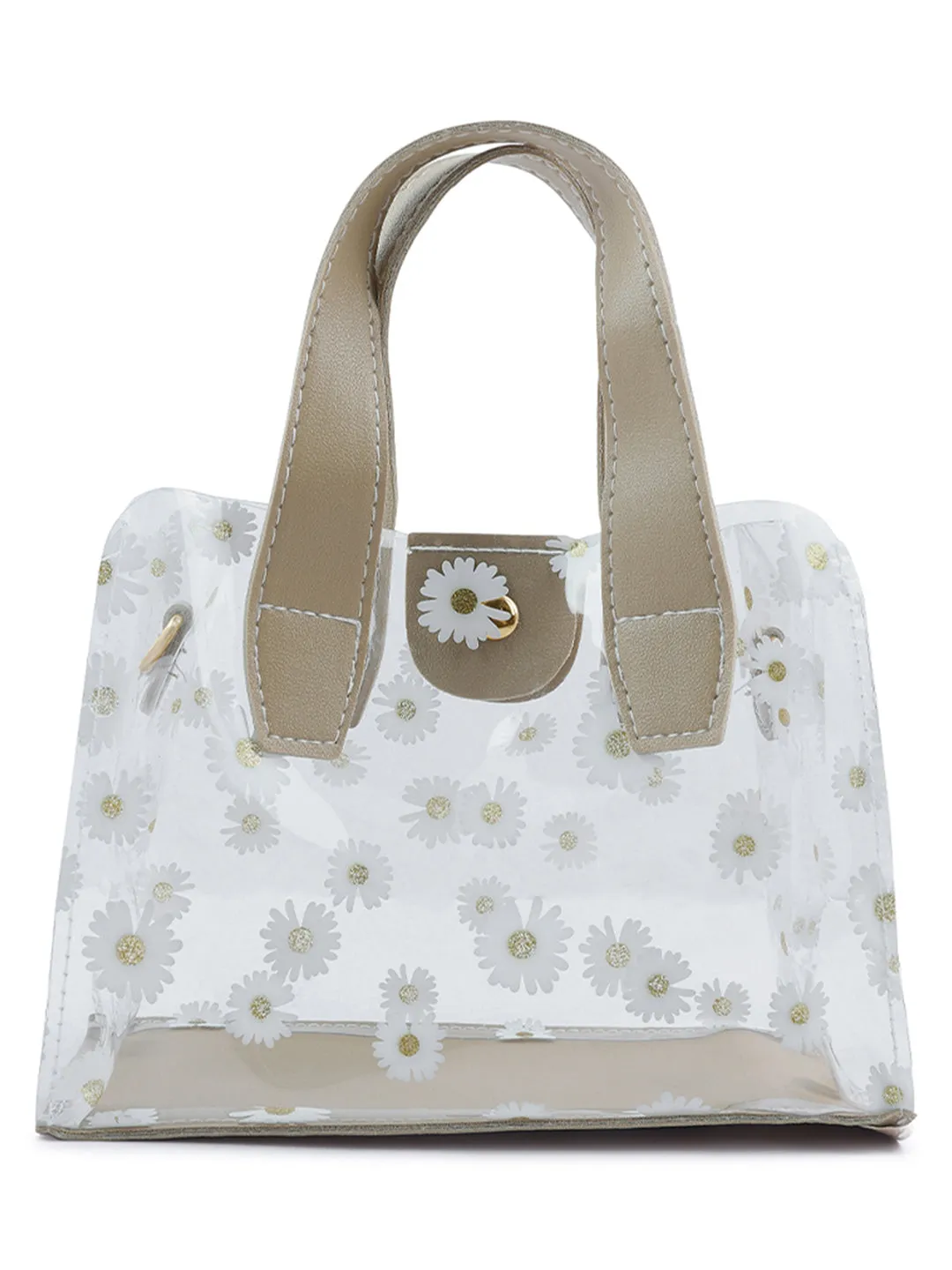 Daisy Floral Print Handbag