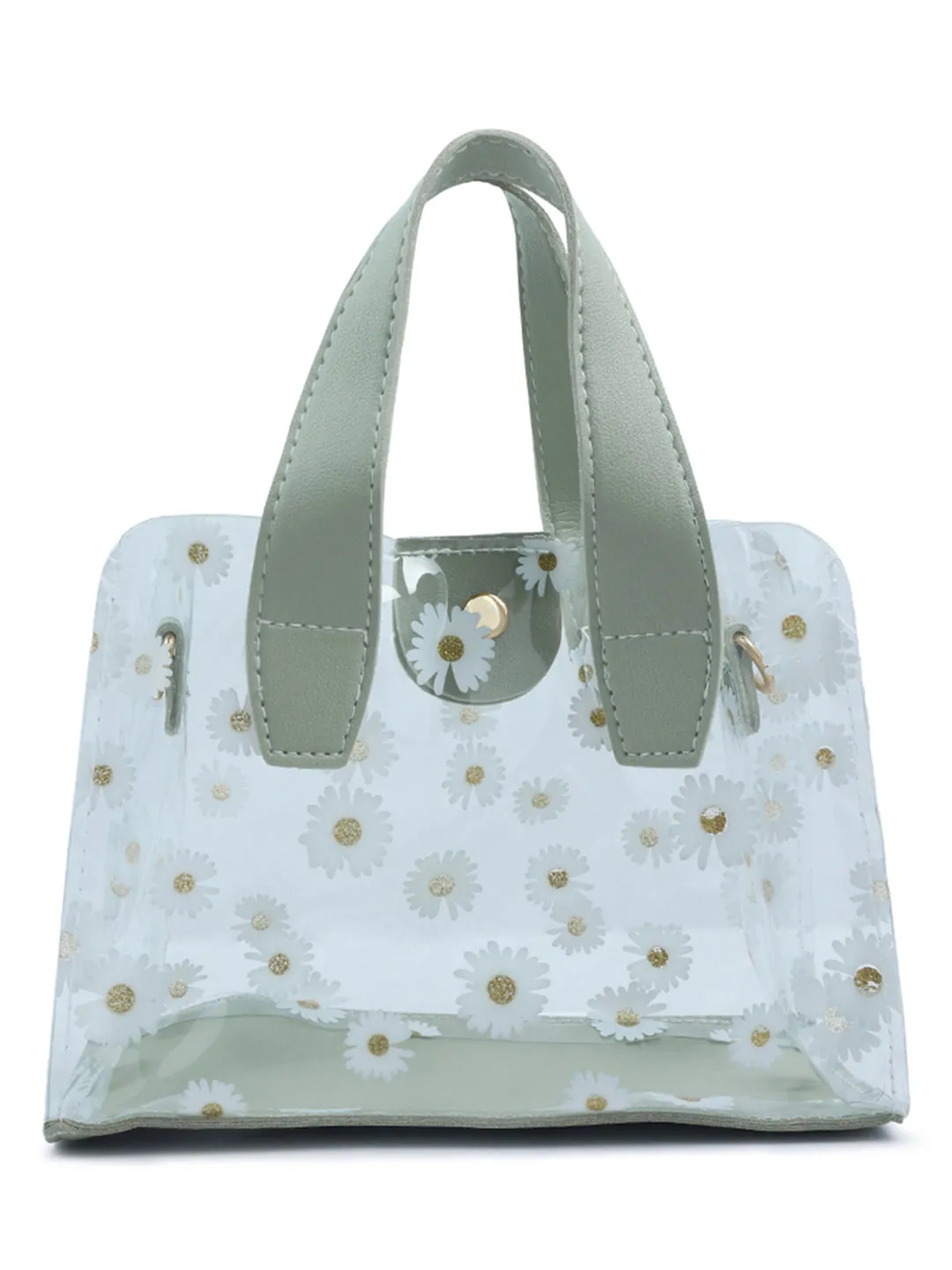 Daisy Floral Print Handbag