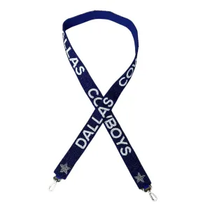 Dallas Cowboy Beaded Purse Strap