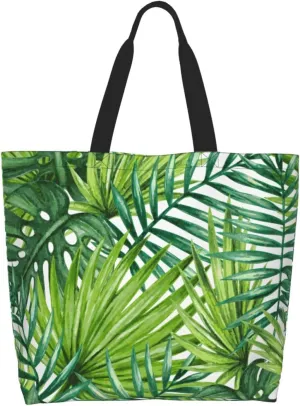 Dandelions Blow Into Birds Black Tote Bag Shopping Bag Portable Handbags Tote Shoulder Bucket Bags for Women 19.7x15.7