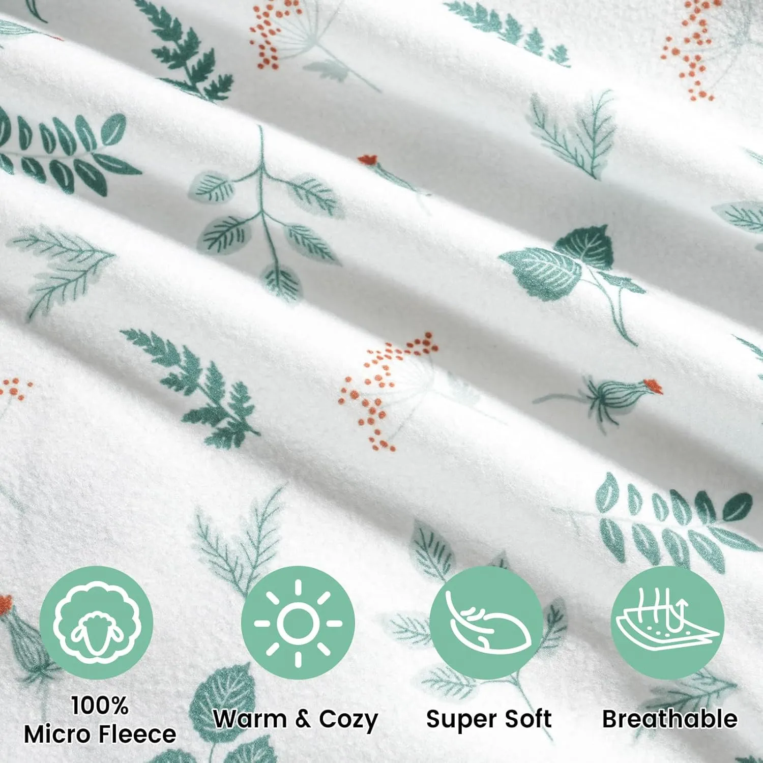 david's kids 3 Pack Micro Fleece Baby Sleep Sack 6-12 Months, Soft Baby Wearable Blankets with 2-Way Zipper, Comfy Sleeping Bags for Infant Newborn Boys Girls Neutral, Medium Size, Animal Forest
