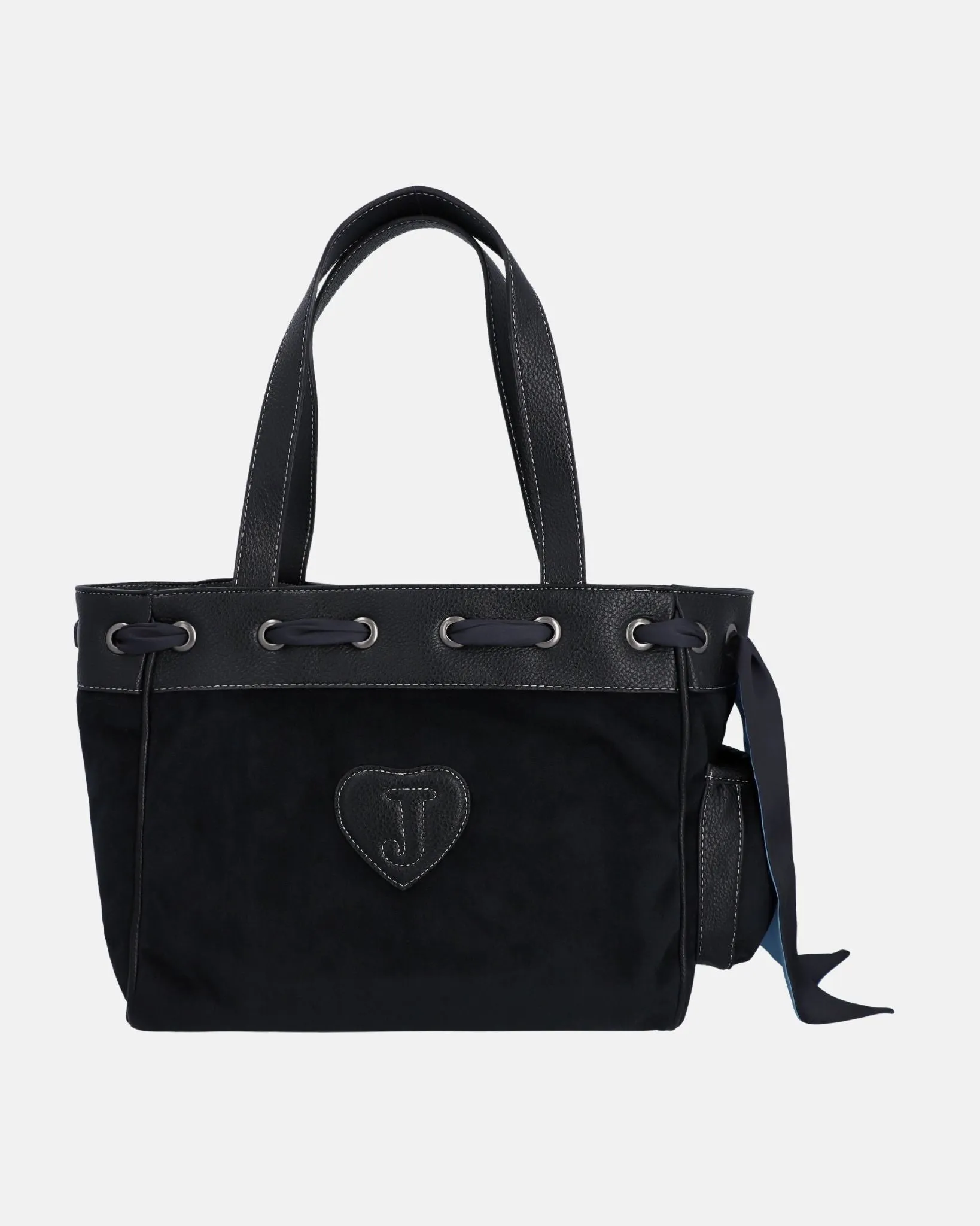Daydreamer Palm Large Double Handle Bag Black