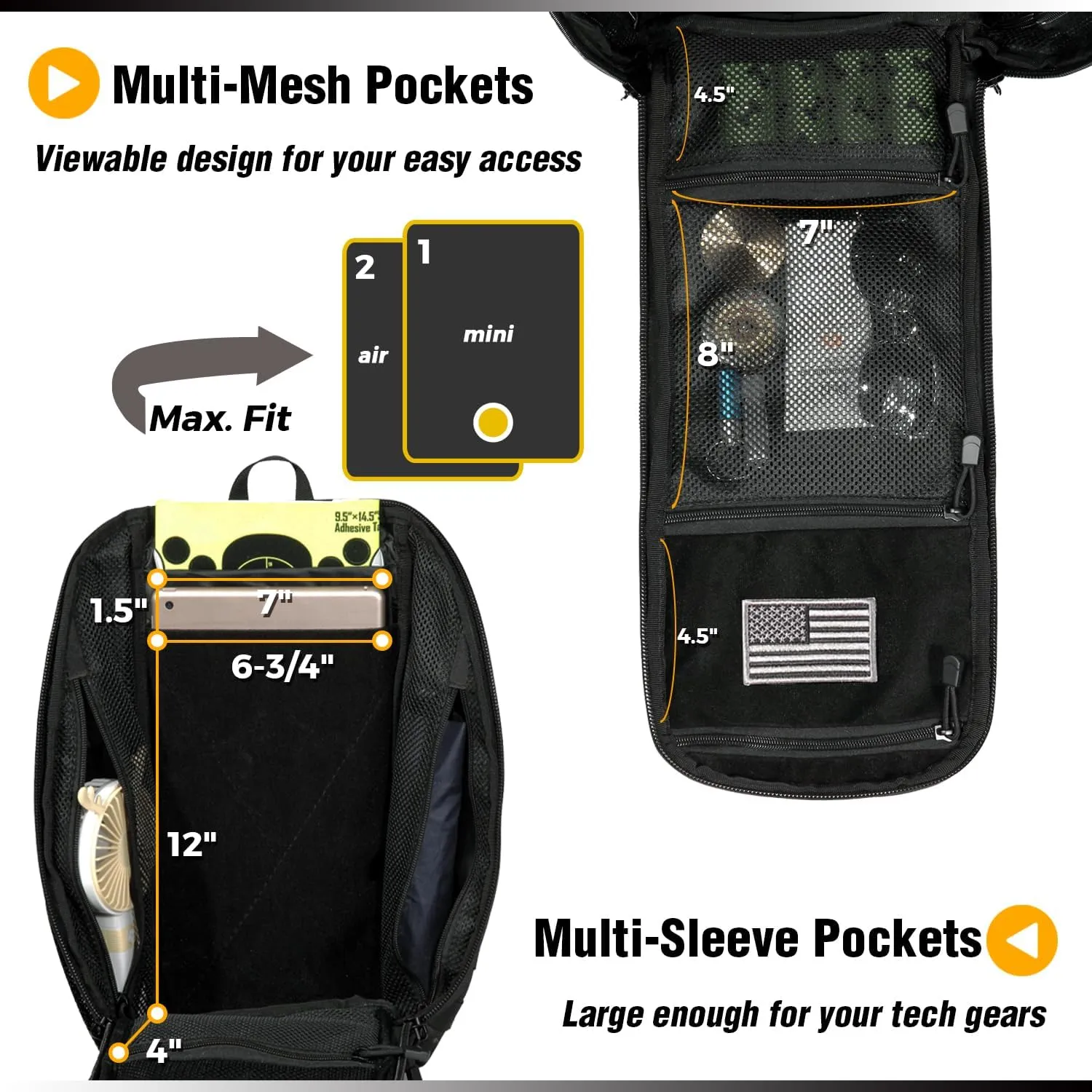 DBTAC Tactical Personal Defense EDC Bags & Packs | 10L Military Shoulder Backpack with Sling for Concealed Carry, Range, Travel, Hiking, Outdoor Sports (OD Green)