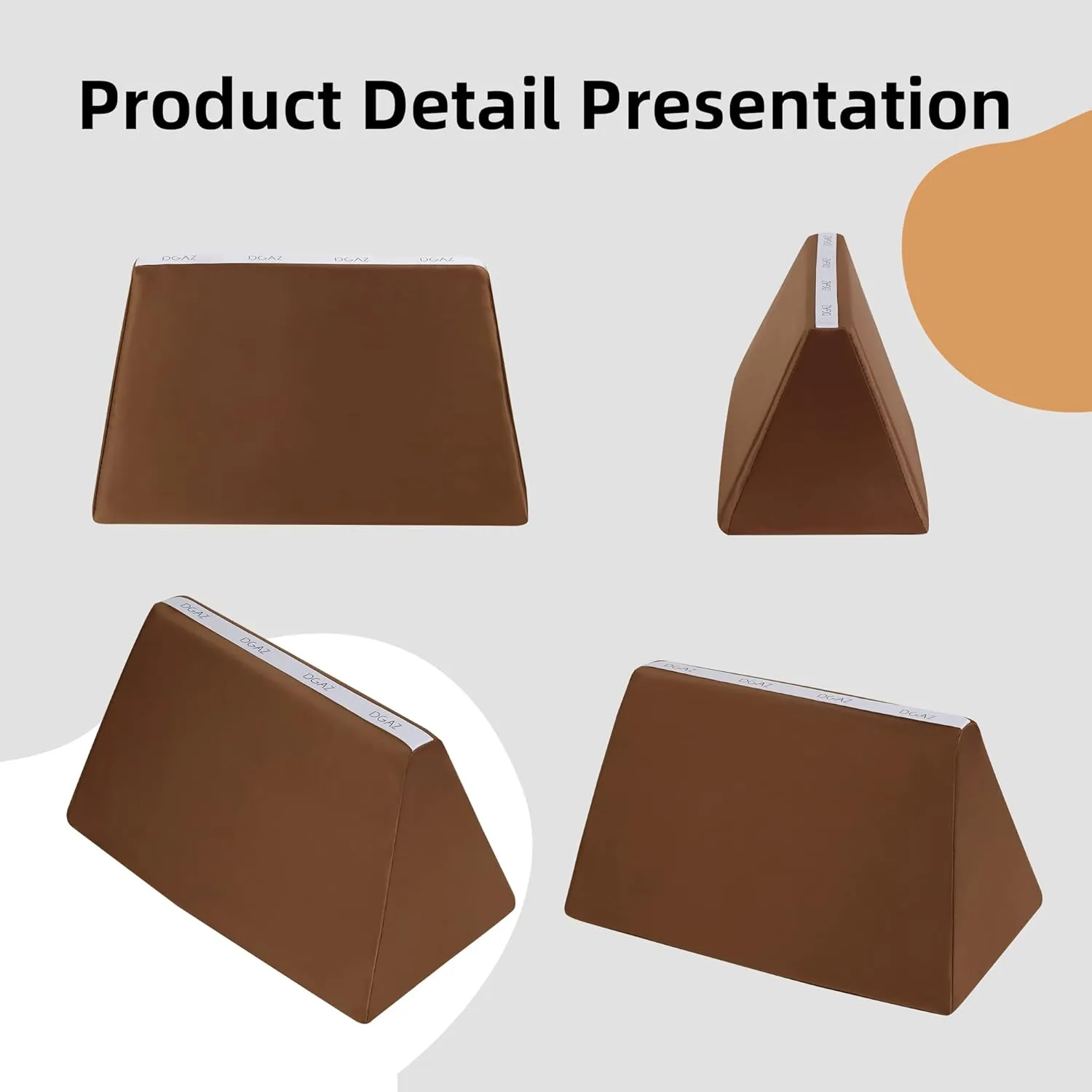 DGAZ Purse Pillow Shaper Insert for Hermes Kelly Bags, Silky Pillow Shaper for Luxury Handbags(Gold,KL25 Retourne)