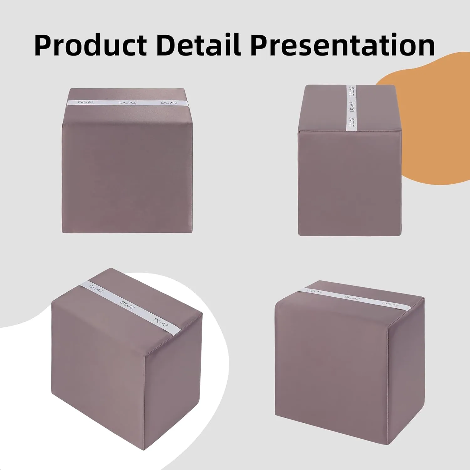 DGAZ Purse Pillow Shaper Insert,Luxury Handbag Tote Shapers, Memory Foam- Fits picotin18/22Bags (Konjac purple,PC18)