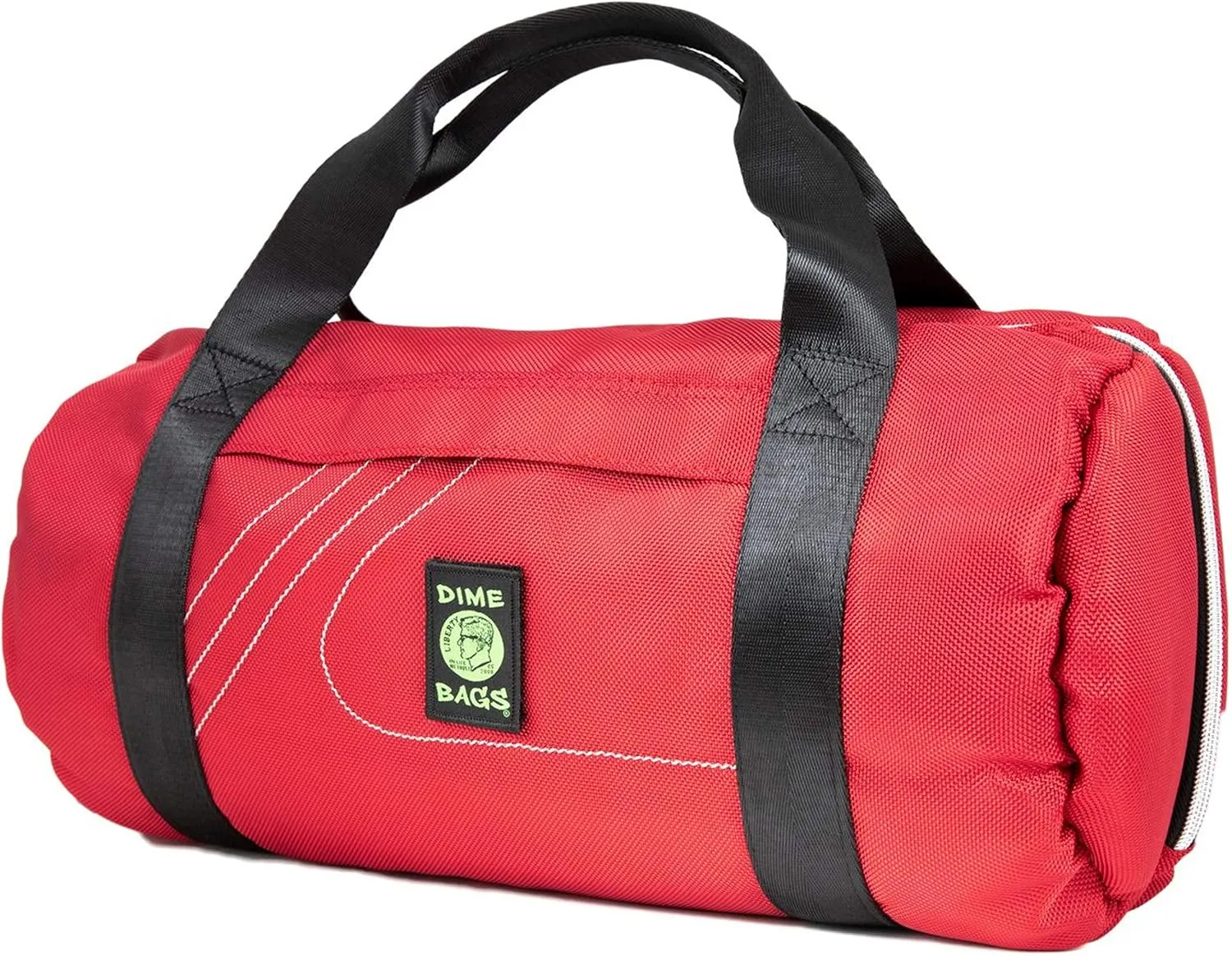 Dime Bags - Padded Duffle Tube, Durable Hemp Blend (17 Inch, Crimson)