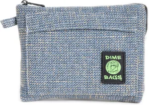 DIME BAGS Padded Pouch – Smell Proof Protective Case with Padded Interior, Durable Hemp-Polyester Fabric, Heavy-Duty Zippers & Interchangeable Patch, Travel & Storage for Fragile Items