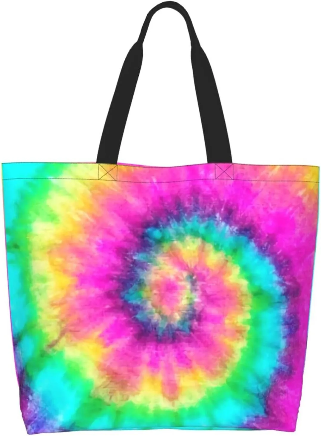 Distorted lines Tote Bag Shopping Bag Portable Handbags Tote Shoulder Bucket Bags for Women