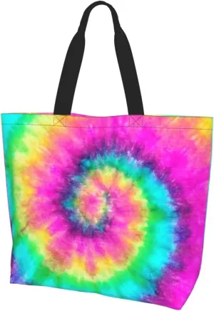 Distorted lines Tote Bag Shopping Bag Portable Handbags Tote Shoulder Bucket Bags for Women