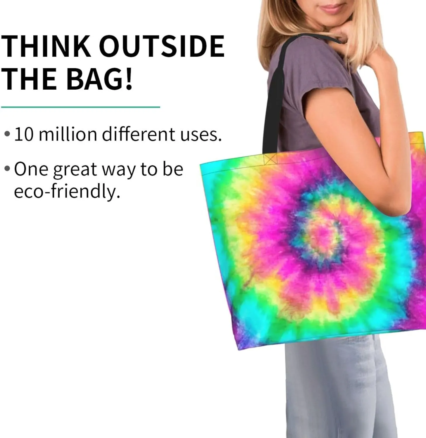 Distorted lines Tote Bag Shopping Bag Portable Handbags Tote Shoulder Bucket Bags for Women