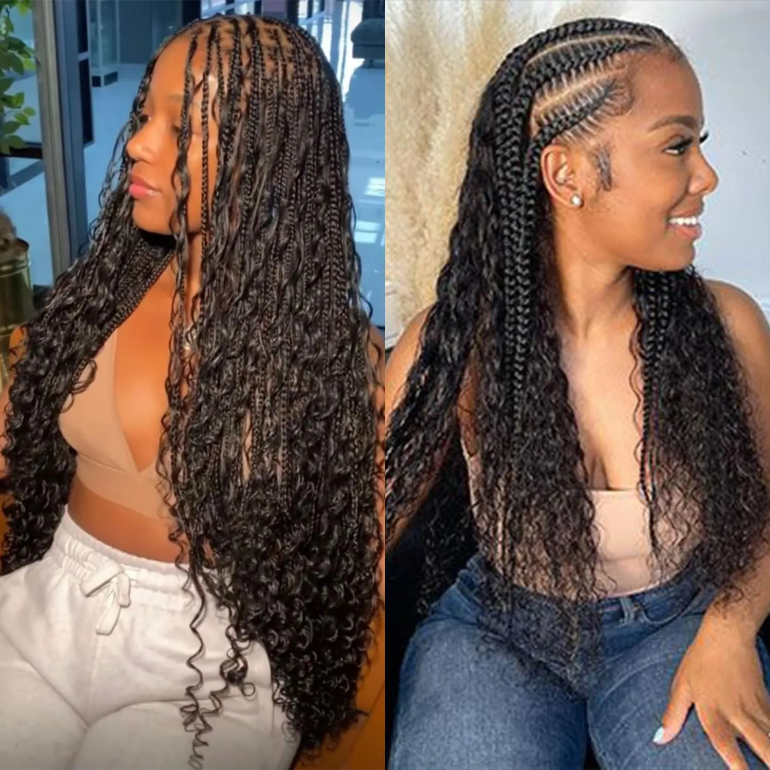 DMKEEP Bulk Human Hair for Braiding Loose Wave No Weft 100% Human Braiding Hair Professionally Salon Dyeing for Eye-Catching Natural Color 18 Inch