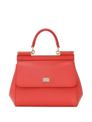 Dolce & Gabbana Sicily Medium Leather Handbag