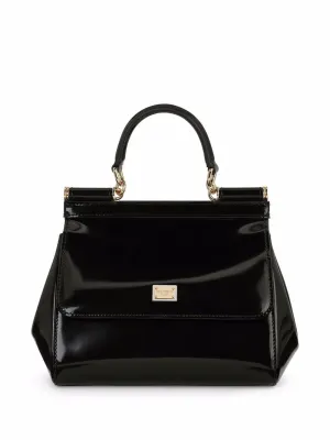 Dolce & Gabbana Sicily Medium Leather Handbag