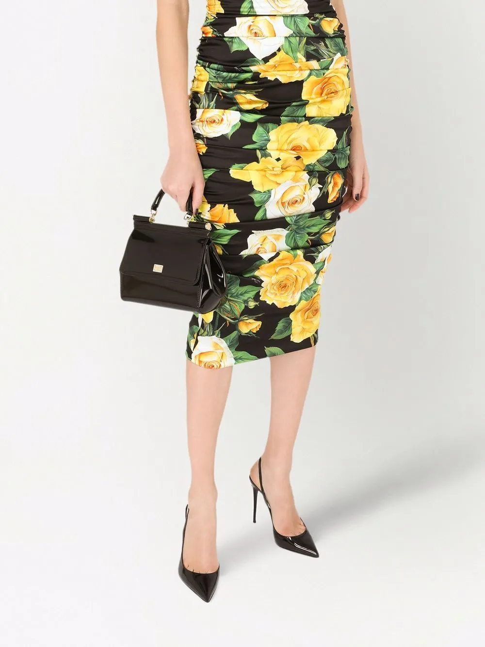 Dolce & Gabbana Sicily Medium Leather Handbag