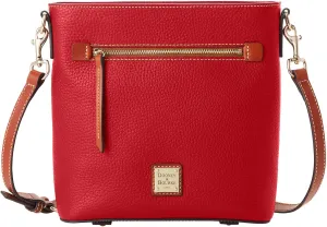 Dooney & Bourke Crossbody Bags for Women, Pebble Grain Leather Crossbody Messenger Bag with Zipper