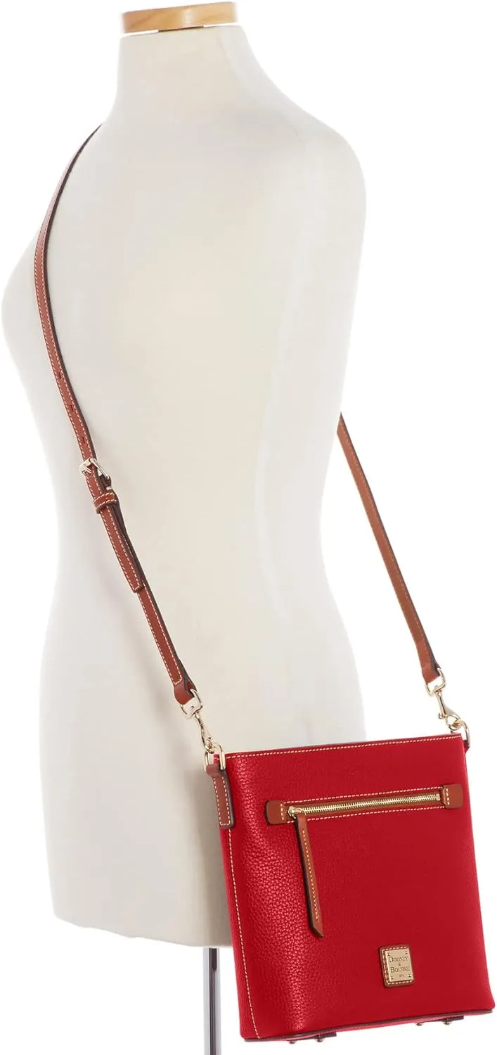 Dooney & Bourke Crossbody Bags for Women, Pebble Grain Leather Crossbody Messenger Bag with Zipper