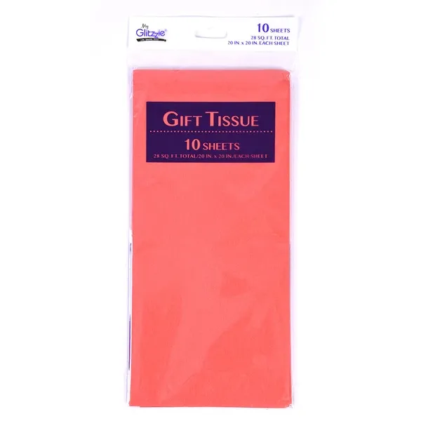 FLOMO/Nygala Corp - Orange Gift Tissue Paper by My Glitzzie