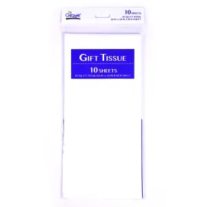 FLOMO/Nygala Corp - White Gift Tissue Paper by My Glitzzie