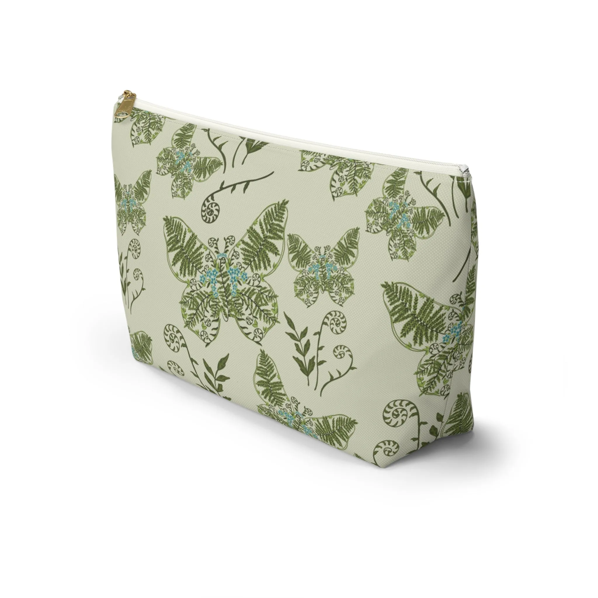 Flutter & Frond Zipper Bag