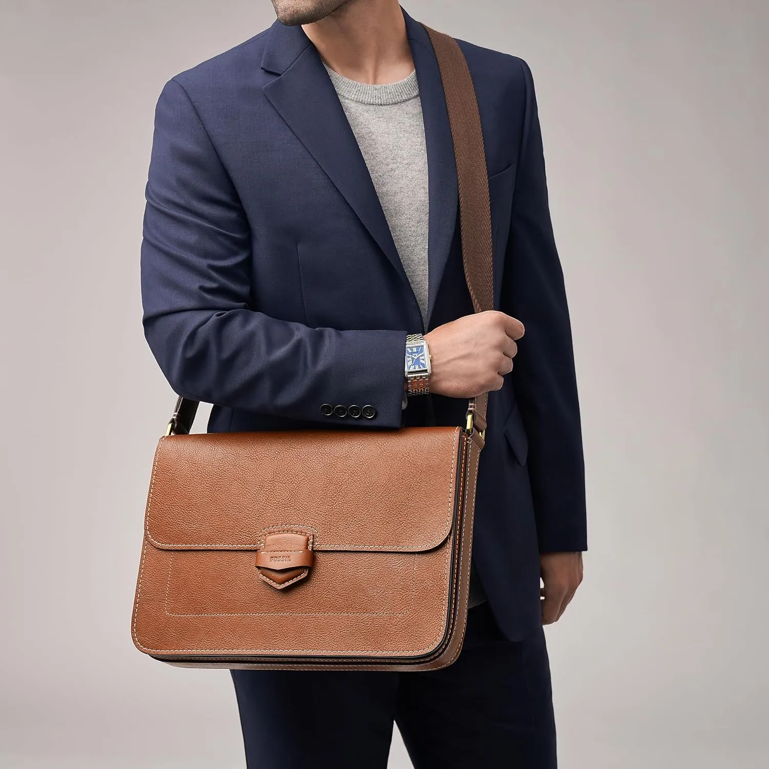 Fossil Lennox Messenger Briefcase