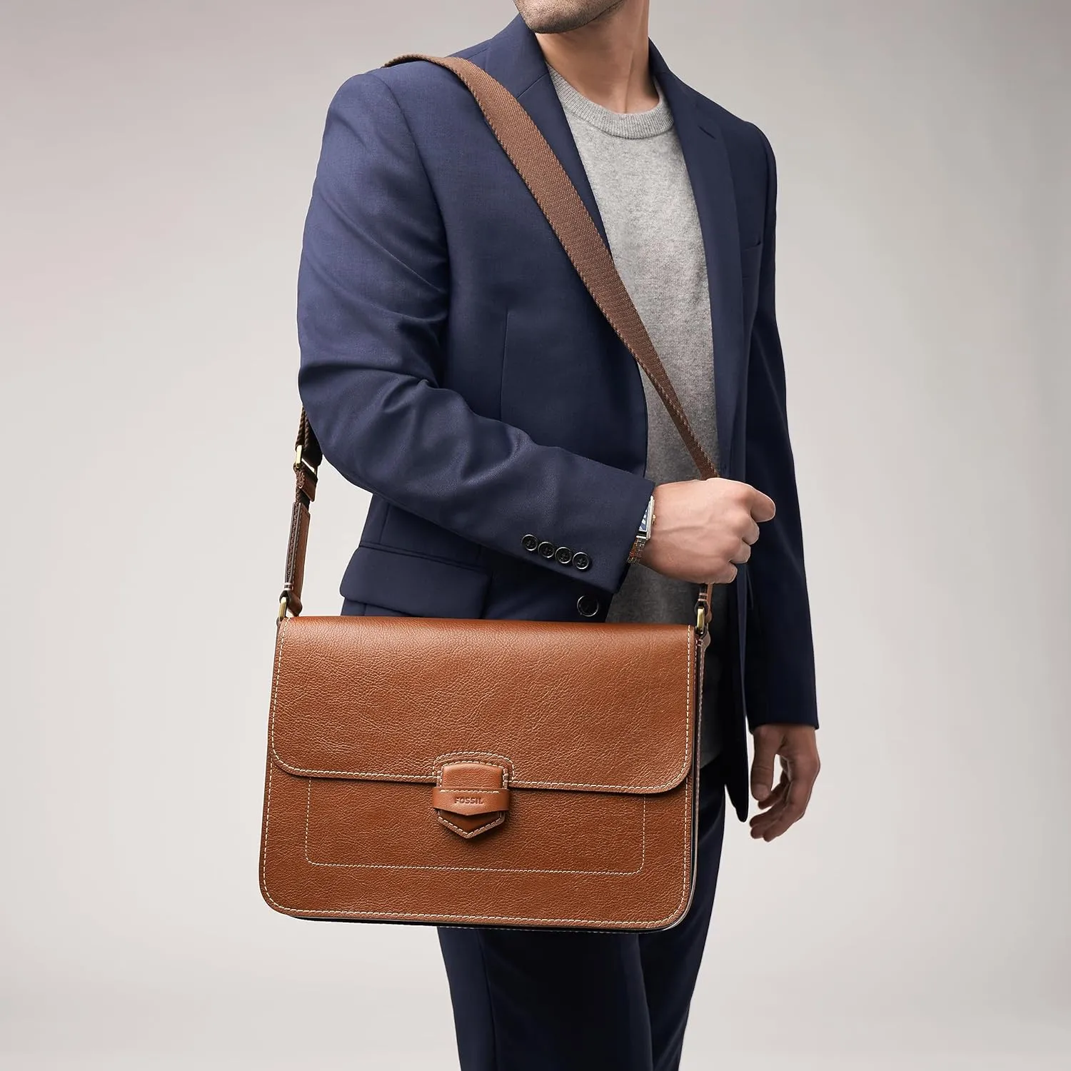Fossil Lennox Messenger Briefcase