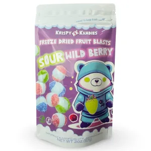 Freeze Dried Sour Wild Berry Fruit Blasts