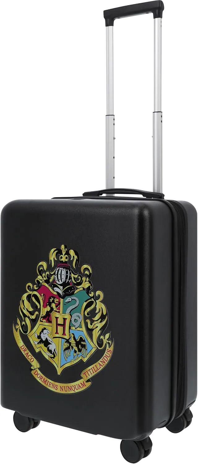 FUL Harry Potter 22.5 Inch Carry On Luggage, Hardshell Rolling Suitcase with Spinner Wheels, Black