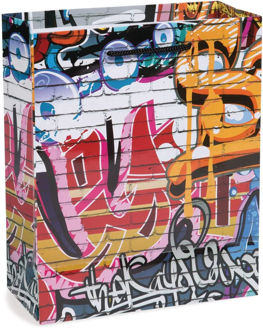 Fun Express Graffiti Favor and Gift Bags - Set of 12 - Graffiti Party Supplies