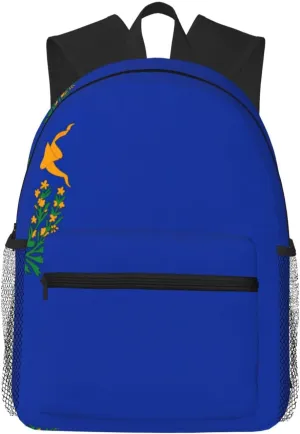 GeRRiT Nevada State Flag Print Casual Backpack For Women, Travel Daypack,Waterproof Gym Backpack For Men Book Bags