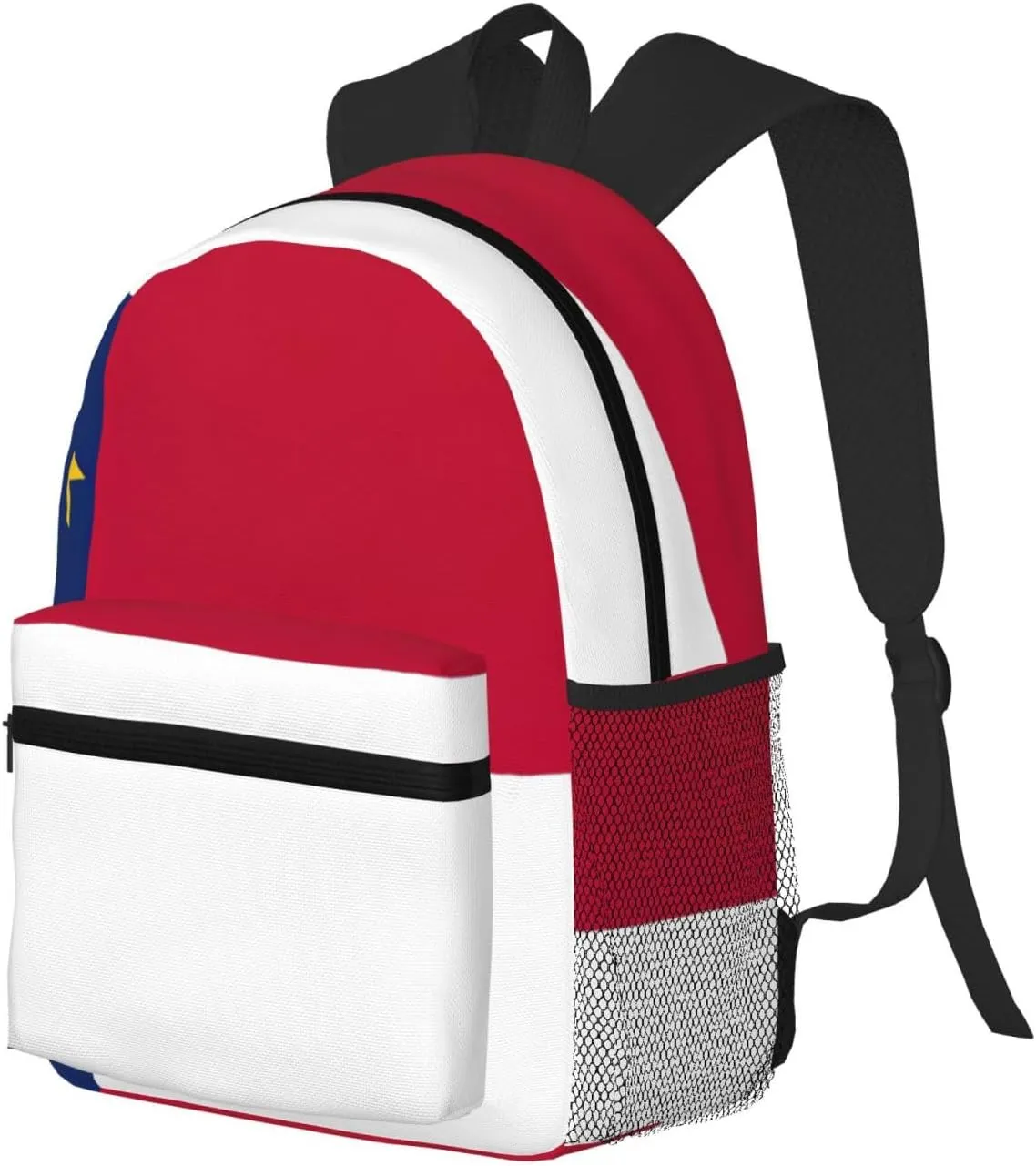 GeRRiT North Carolina State Flag Print Casual Backpack For Women, Travel Daypack,Waterproof Gym Backpack For Men Book Bags