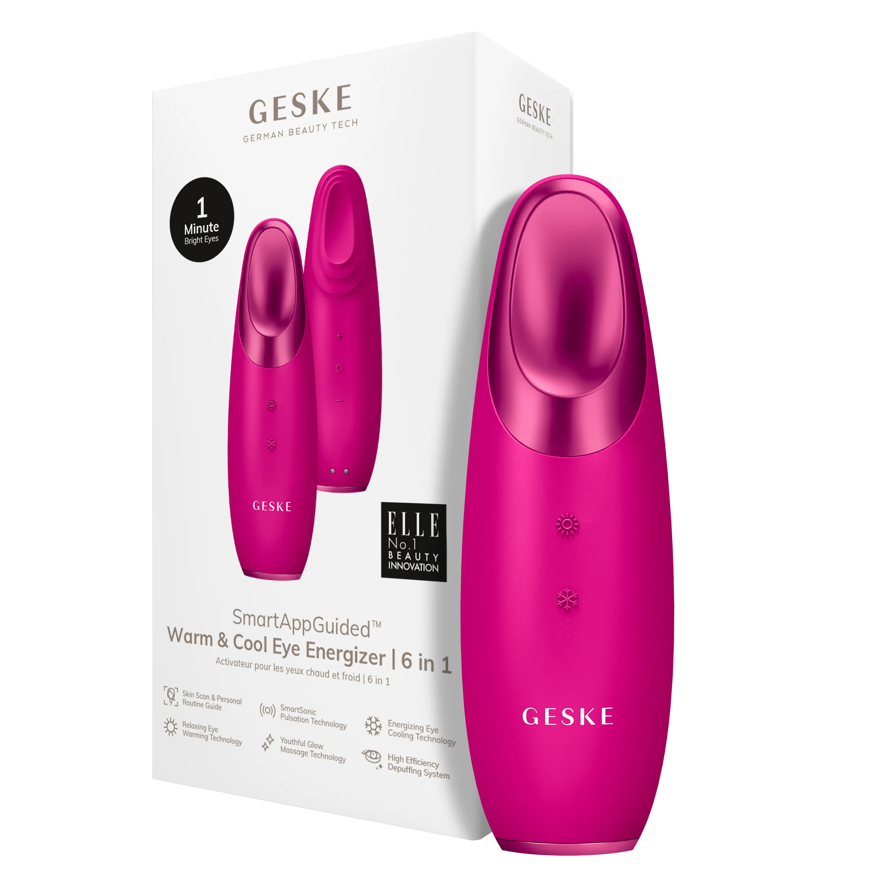 GESKE Warm & Cool Eye Energizer 6 in 1 Magenta 3