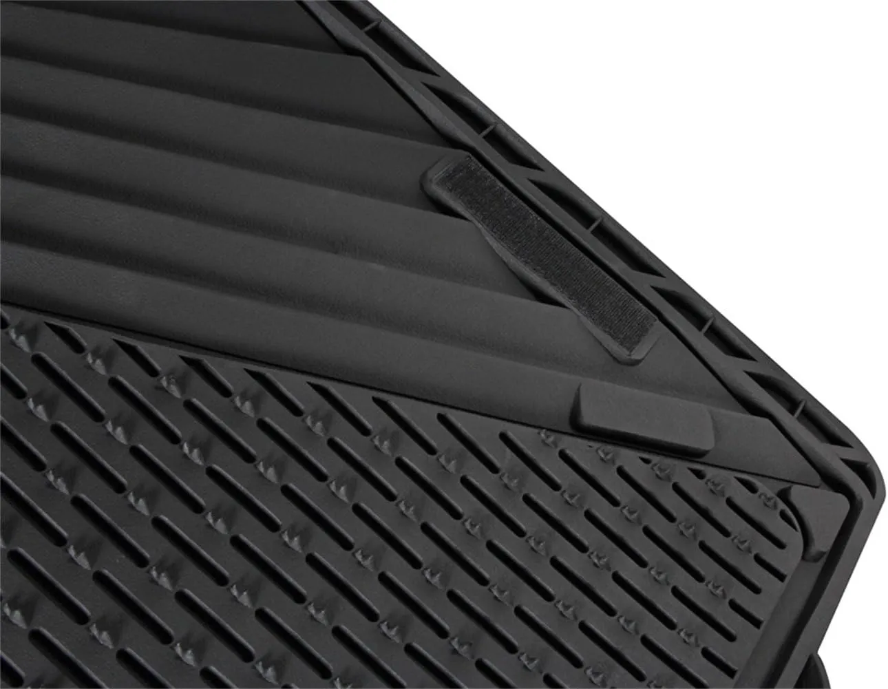 Go Gear 11179140 Mid Size Heavy Duty Black Floor Mats (2 Piece Set)