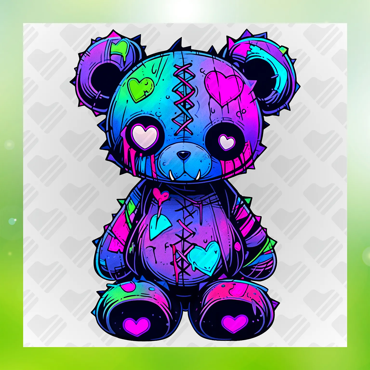 Graffiti Bear Transfer