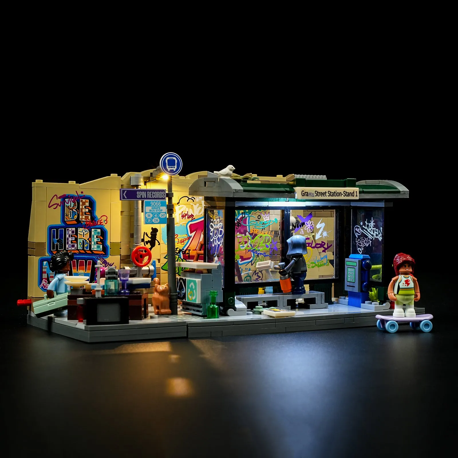 Graffiti Bus Stop 514PCS