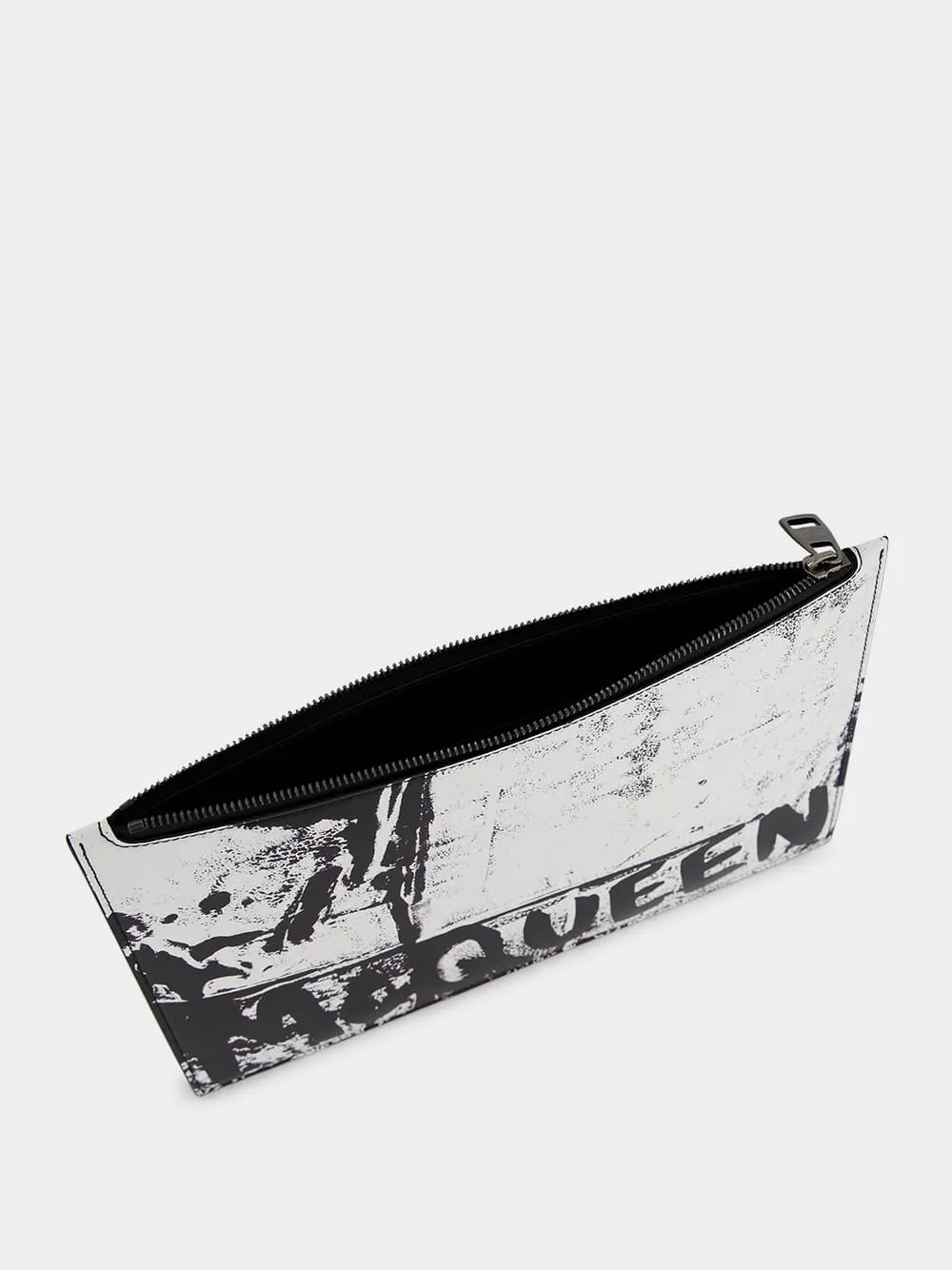 Graffiti Logo Leather Pouch