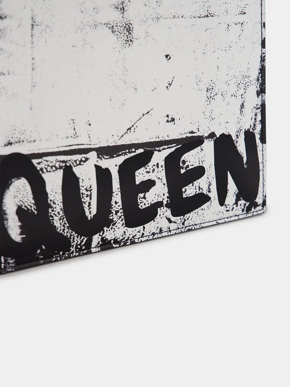 Graffiti Logo Leather Pouch