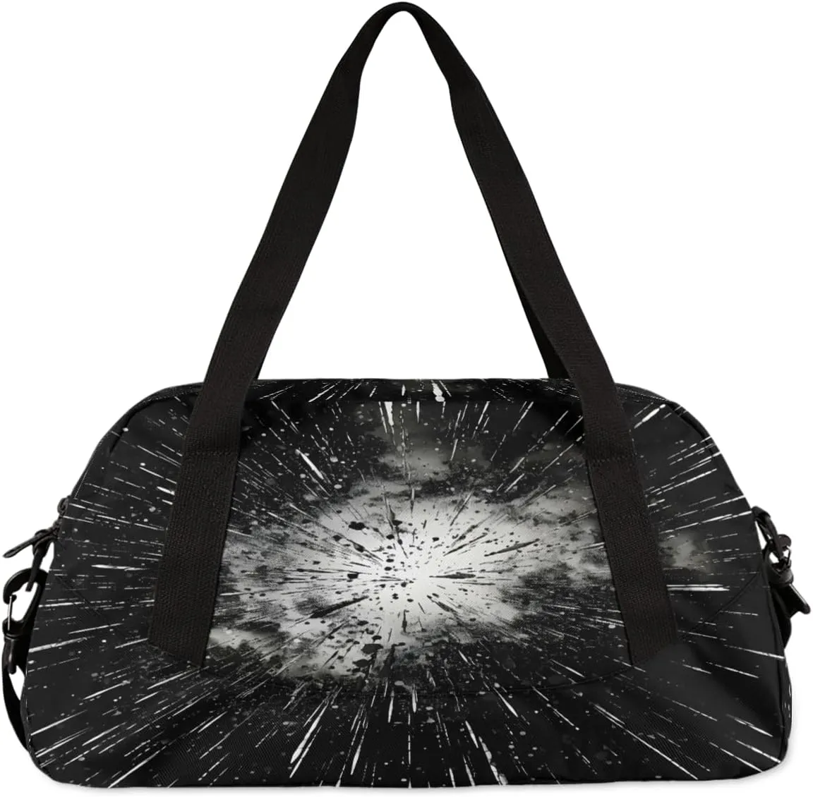 Graffiti Star Pattern Kids Duffle Bag Boys Girls Small Sport Dance Gym Bag for Overnight Travel Weekender Carry On