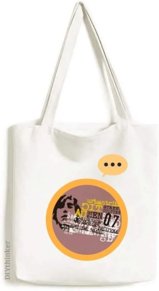 Graffiti Street Culture Urban Tribe Expression Gift Sack Canvas Tote Shoulder Bag