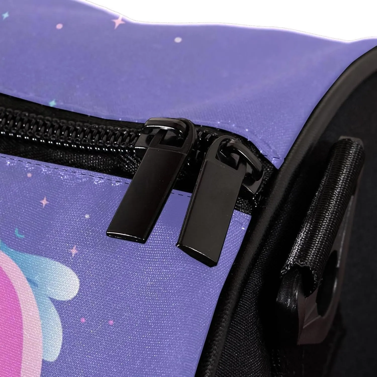 Gym Bags for Women,Duffle Bag for Travel,Cartoon Cloud Rainbow Unicorn,Gym Bag for Men