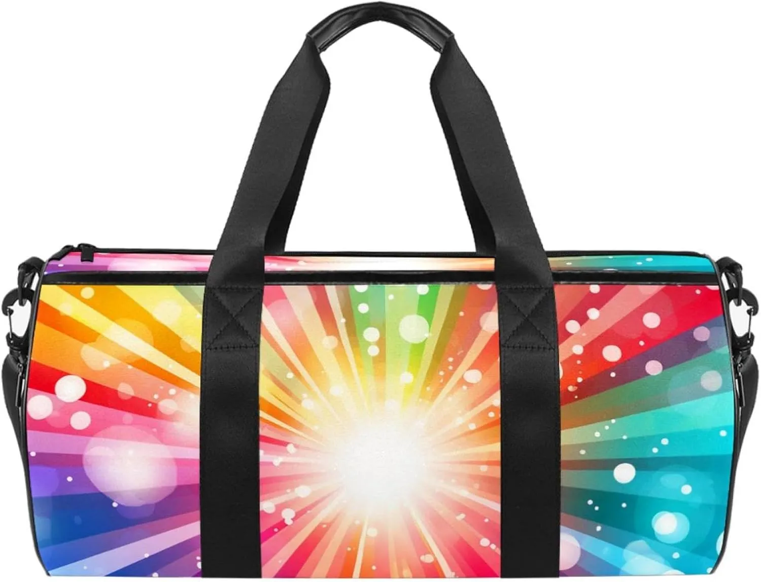 Gym Bags for Women,Duffle Bag for Travel,Colorful Rainbow Sunshine,Gym Bag for Men