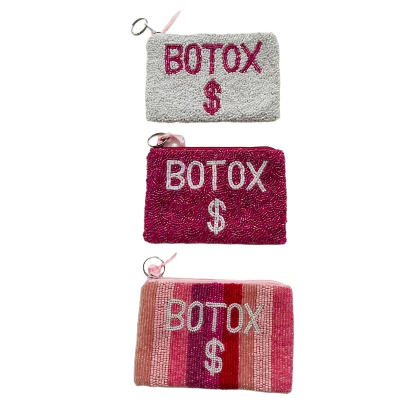 Handmade Beaded Coin Purse BOTOX $