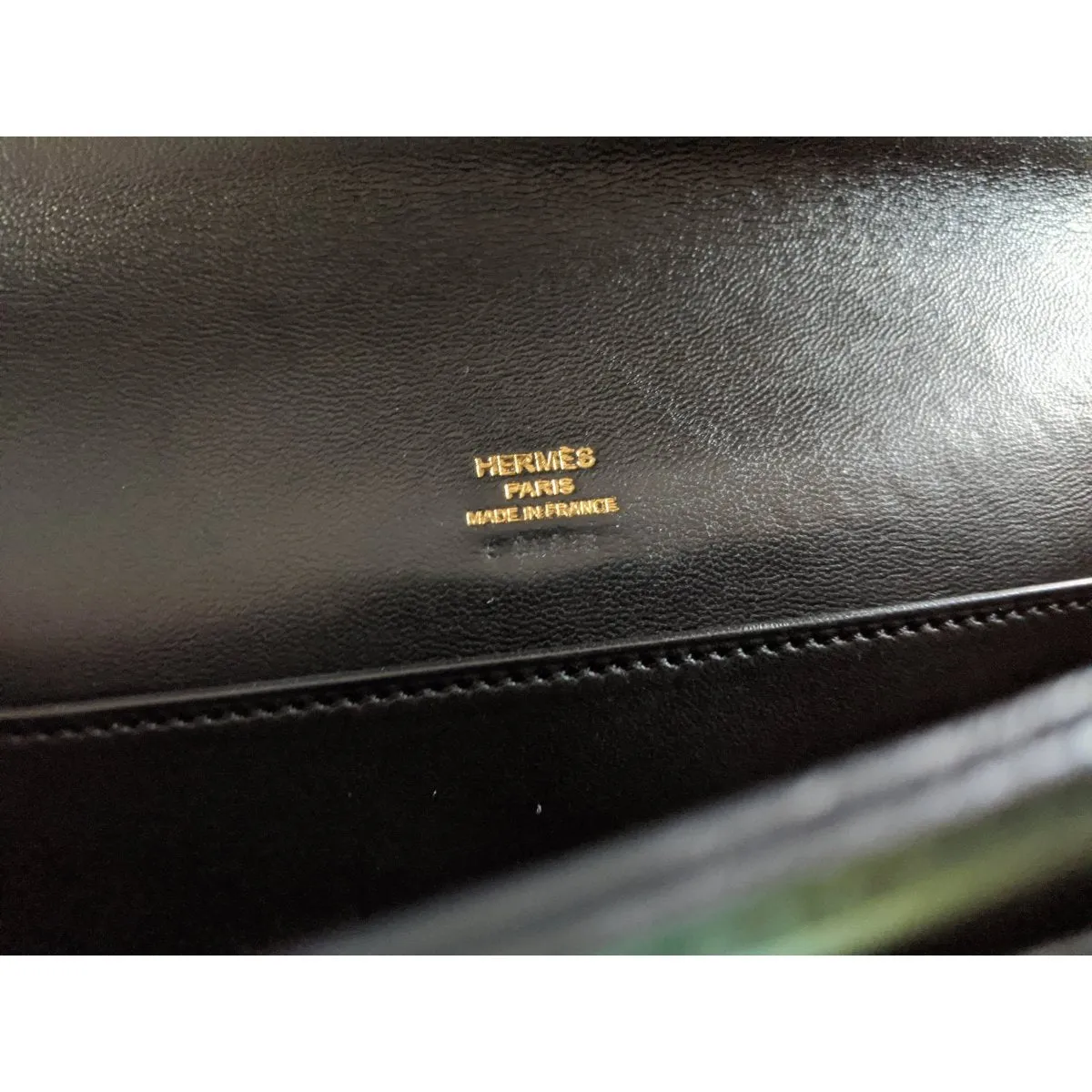 Hermes 2010s Limited Edition Black Satin CONSTANCE ELAN 25 Bag Handbag Rare!